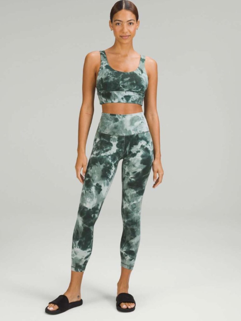 Lululemon Align High-Rise Pant 25" Diamond Dye Starlight Smoked Spruce Size S - Picture 2 of 13